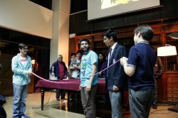 Acto de inauguración de "Corte de Cinta"