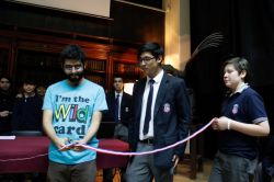 Acto de inauguración de "Corte de Cinta"