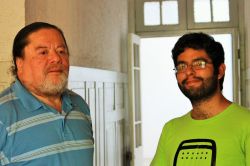 Manuel Jofré y Ariel Cruz, los dos escritores