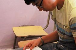 Alexander, uno de los lectores del libro y del blog, en el lugar