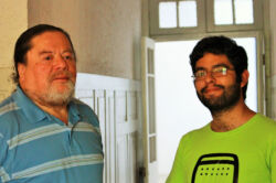 Manuel Jofré y Ariel Cruz, los dos escritores