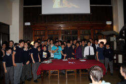 Acto de inauguración de "Corte de Cinta"