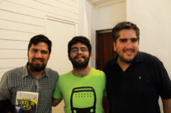 Claudio Garrido, Ariel Cruz y Claudio González